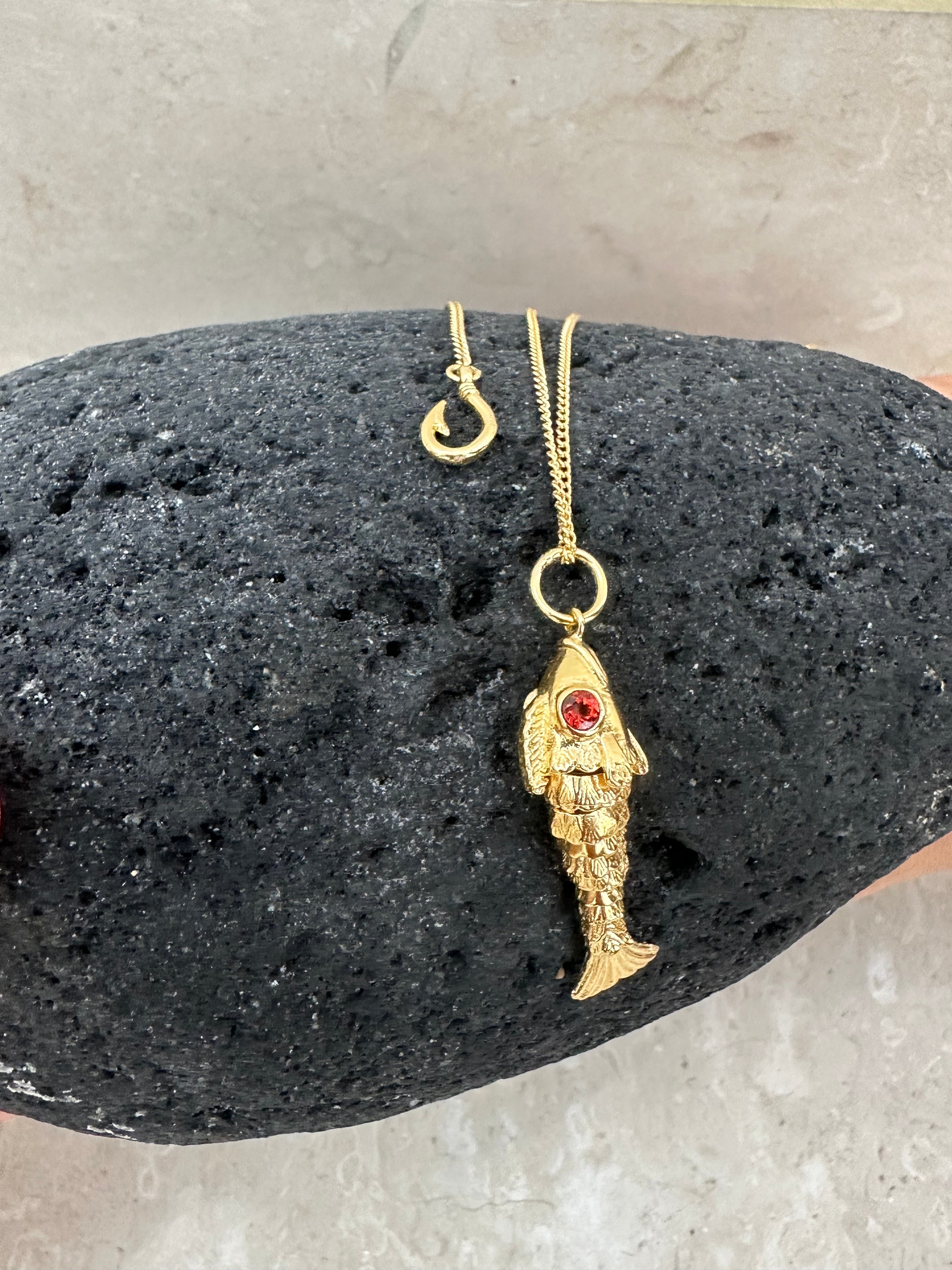 Vintage Fish Necklace