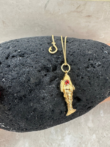 Vintage Fish Necklace