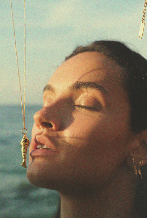 Vintage Fish Necklace