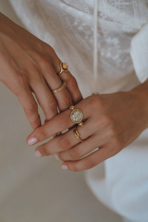 Janus Ring and Necklace