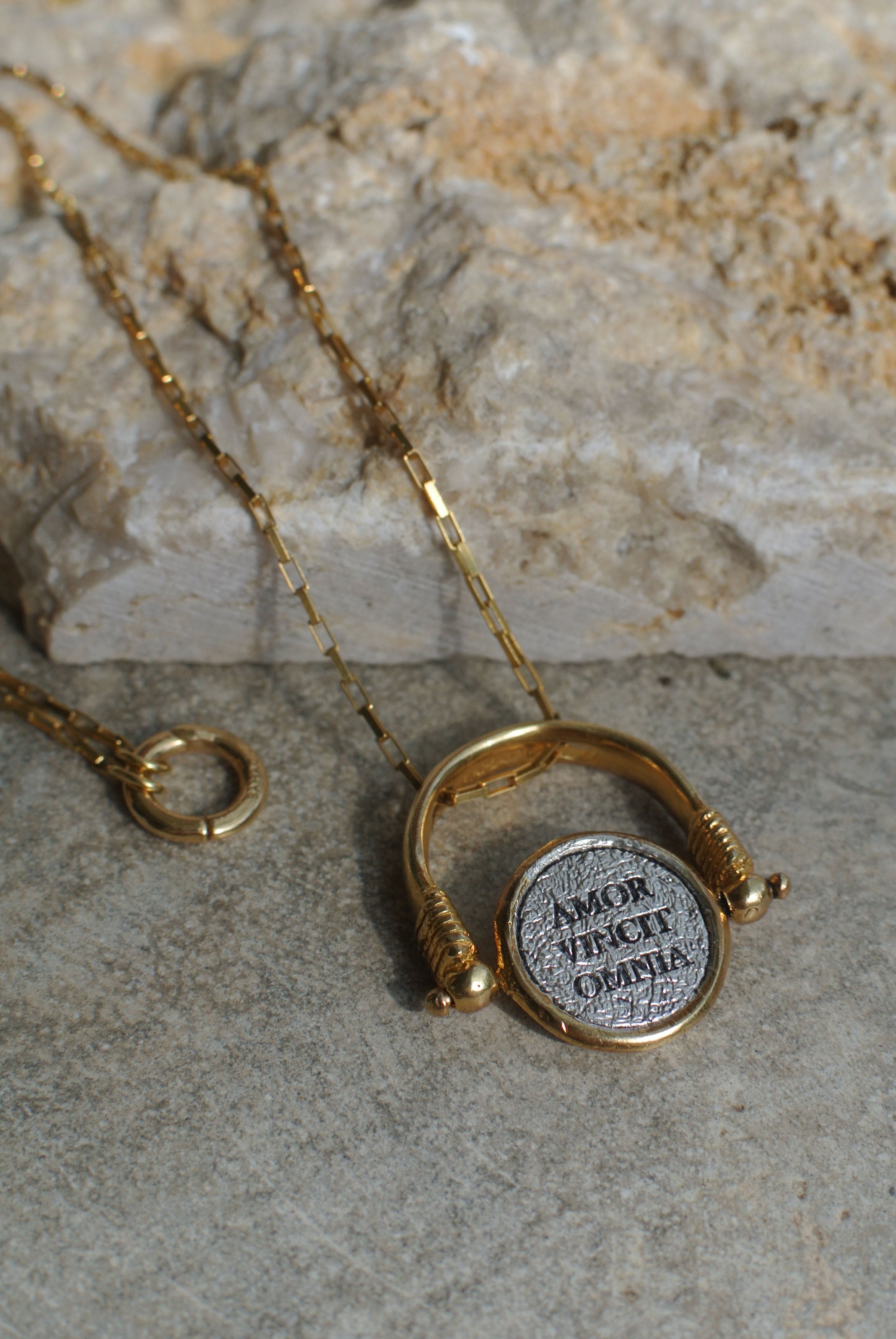 Janus Ring and Necklace