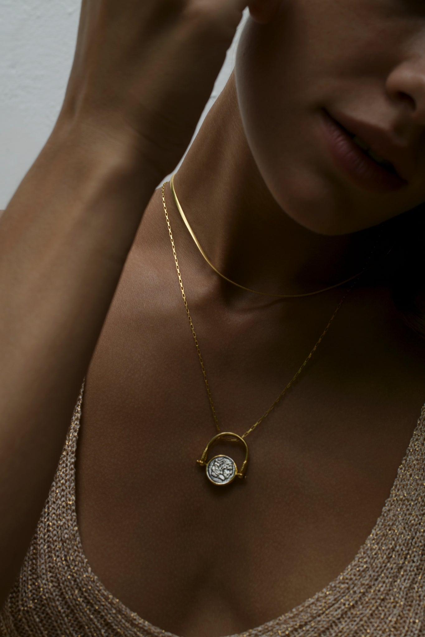 Janus Ring and Necklace