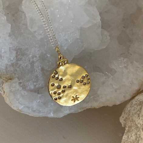 Star Sign Zodiac Constellation Necklace