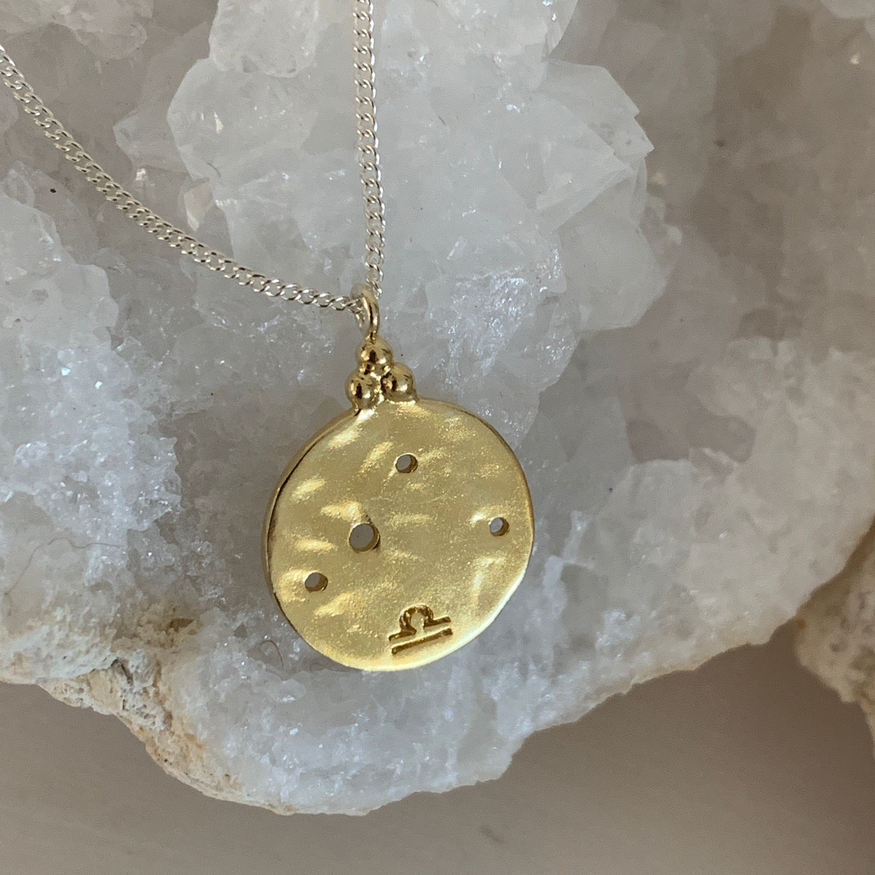 Star Sign Zodiac Constellation Necklace