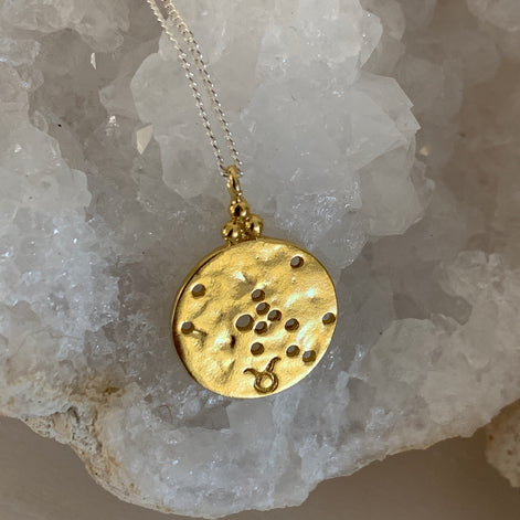 Star Sign Zodiac Constellation Necklace