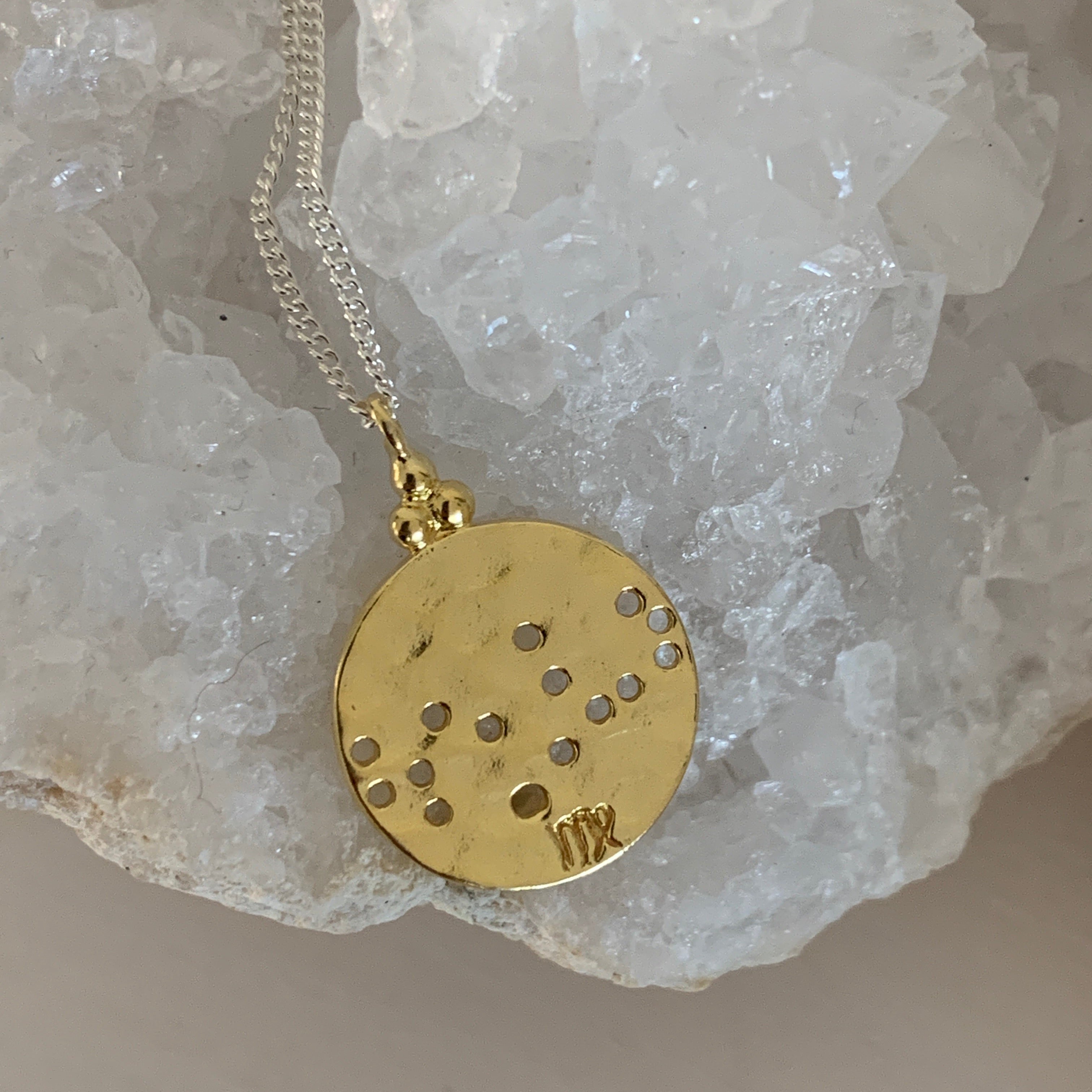 Star Sign Zodiac Constellation Necklace