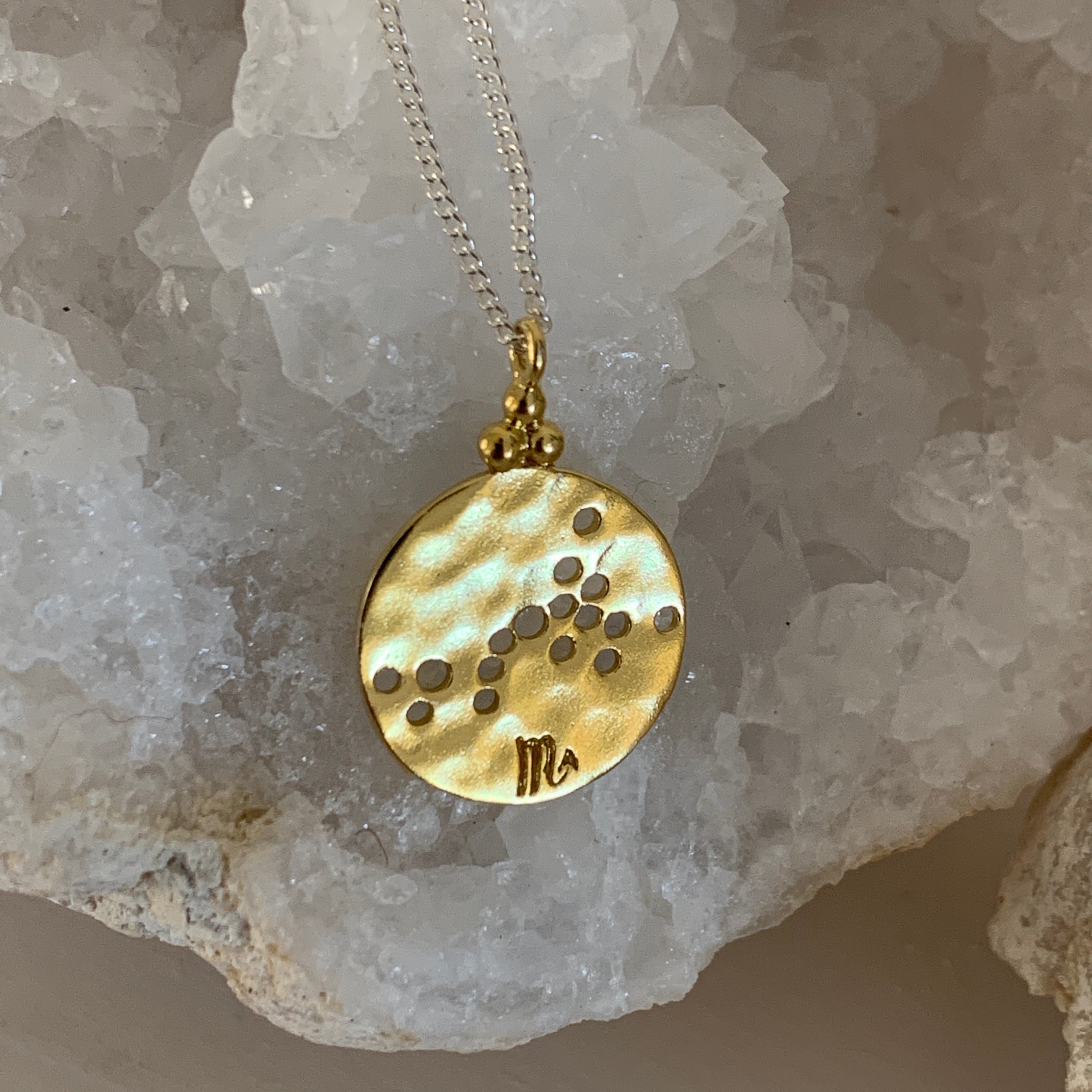 Star Sign Zodiac Constellation Necklace