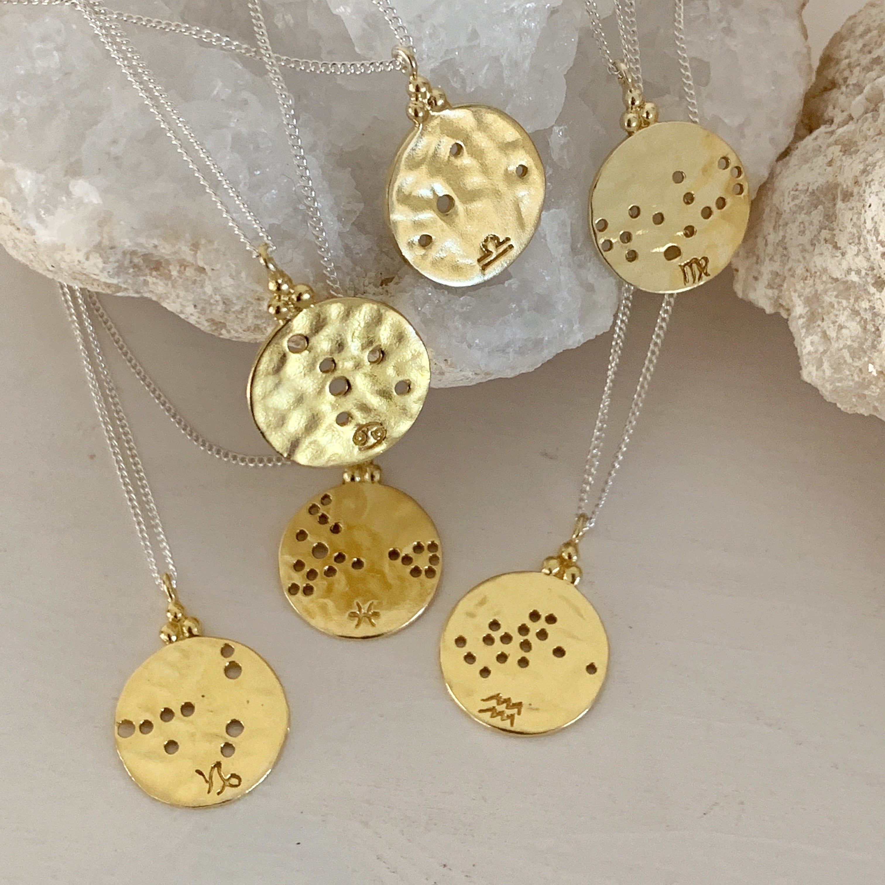 Star Sign Zodiac Constellation Necklace