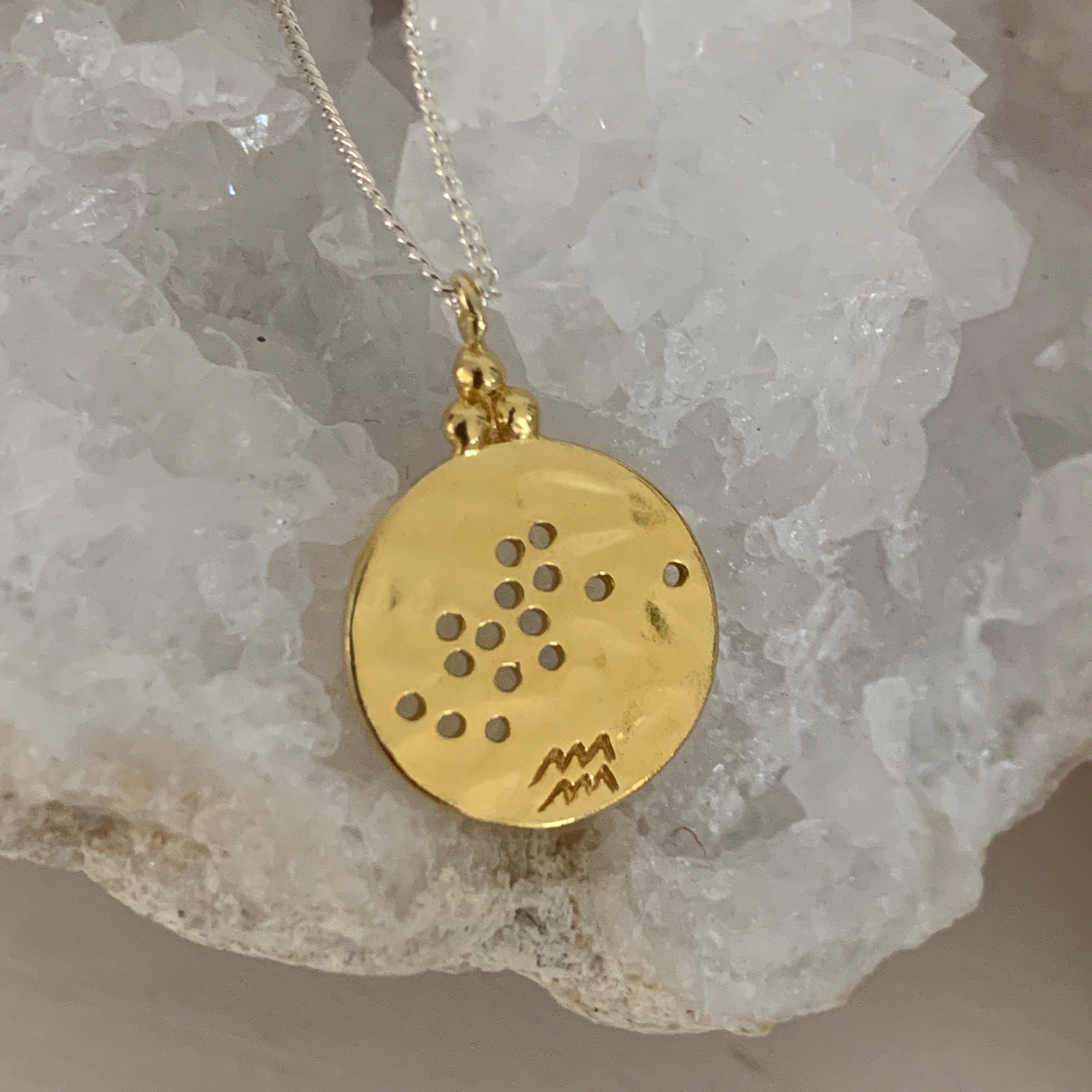 Star Sign Zodiac Constellation Necklace